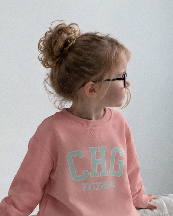 Pink girl's sweatshirt