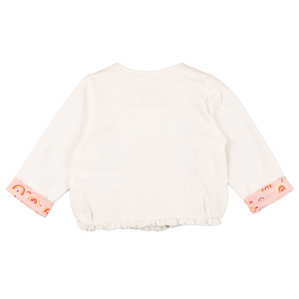 Sudadera abierta de bebé en color crudo VERANO/Outlet