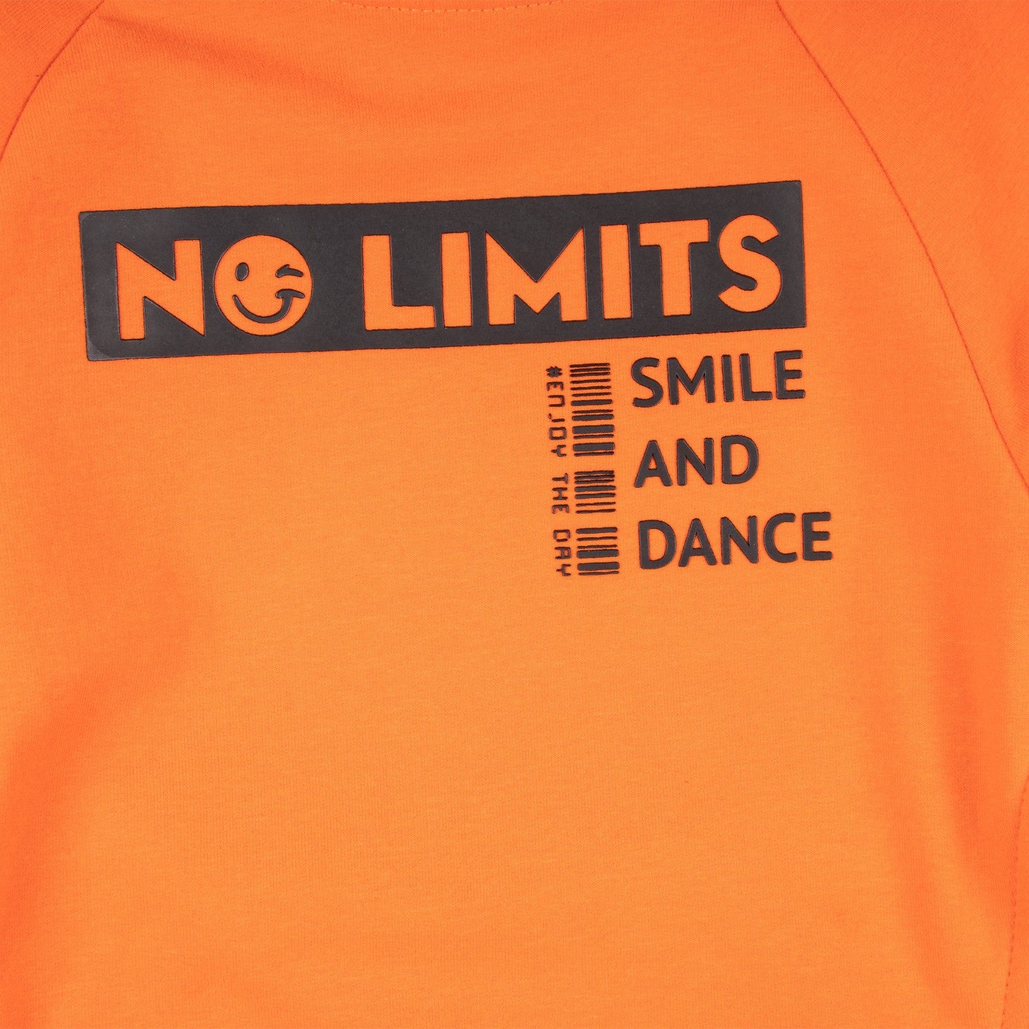 Sudadera de niño color naranja Outlet