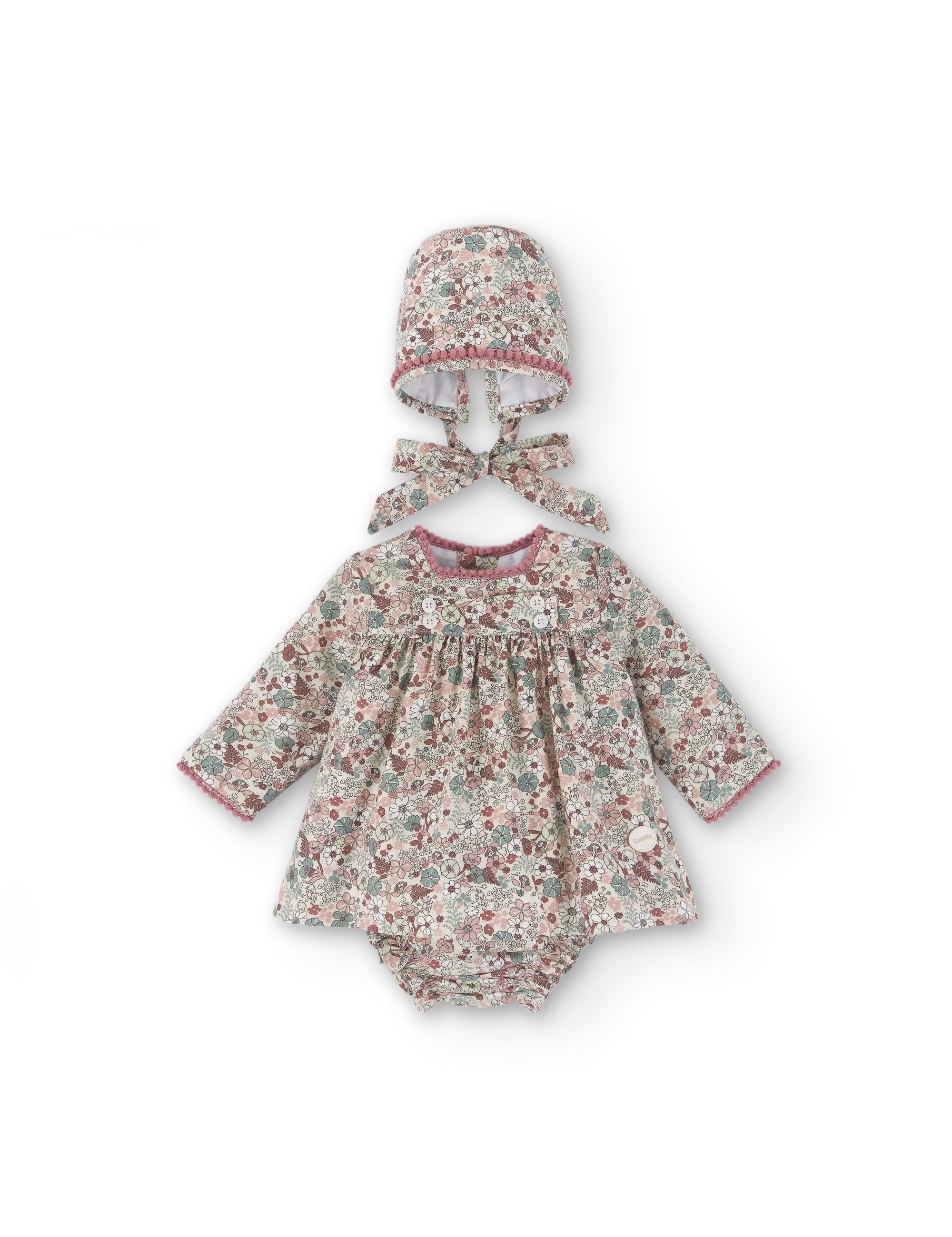 Vestido de bebé rosa Cocote & Charanga Charanga