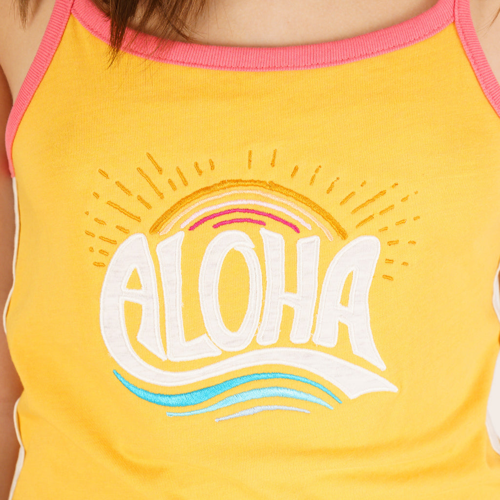 Vestido de niña mostaza VERANO/Outlet