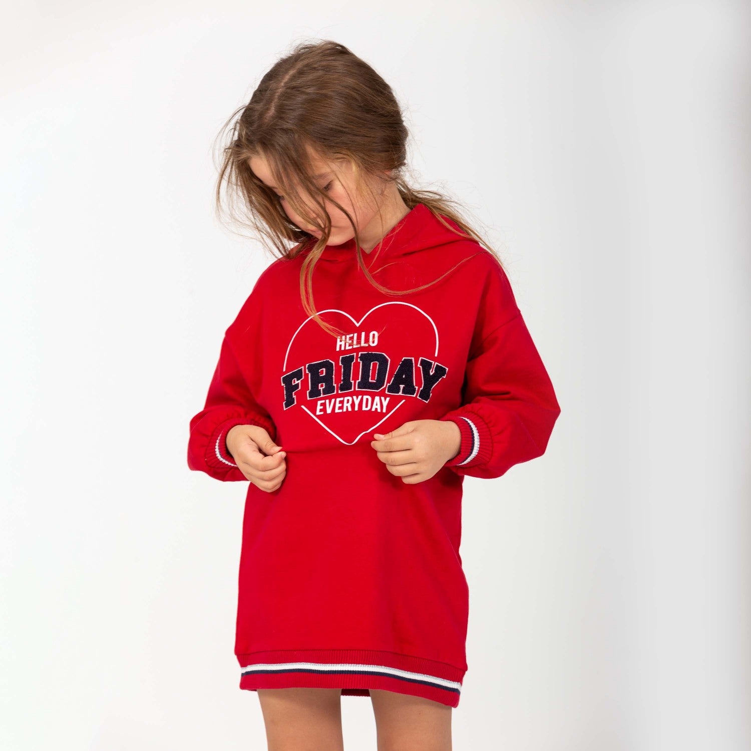 Vestido de niña color rojo Outlet