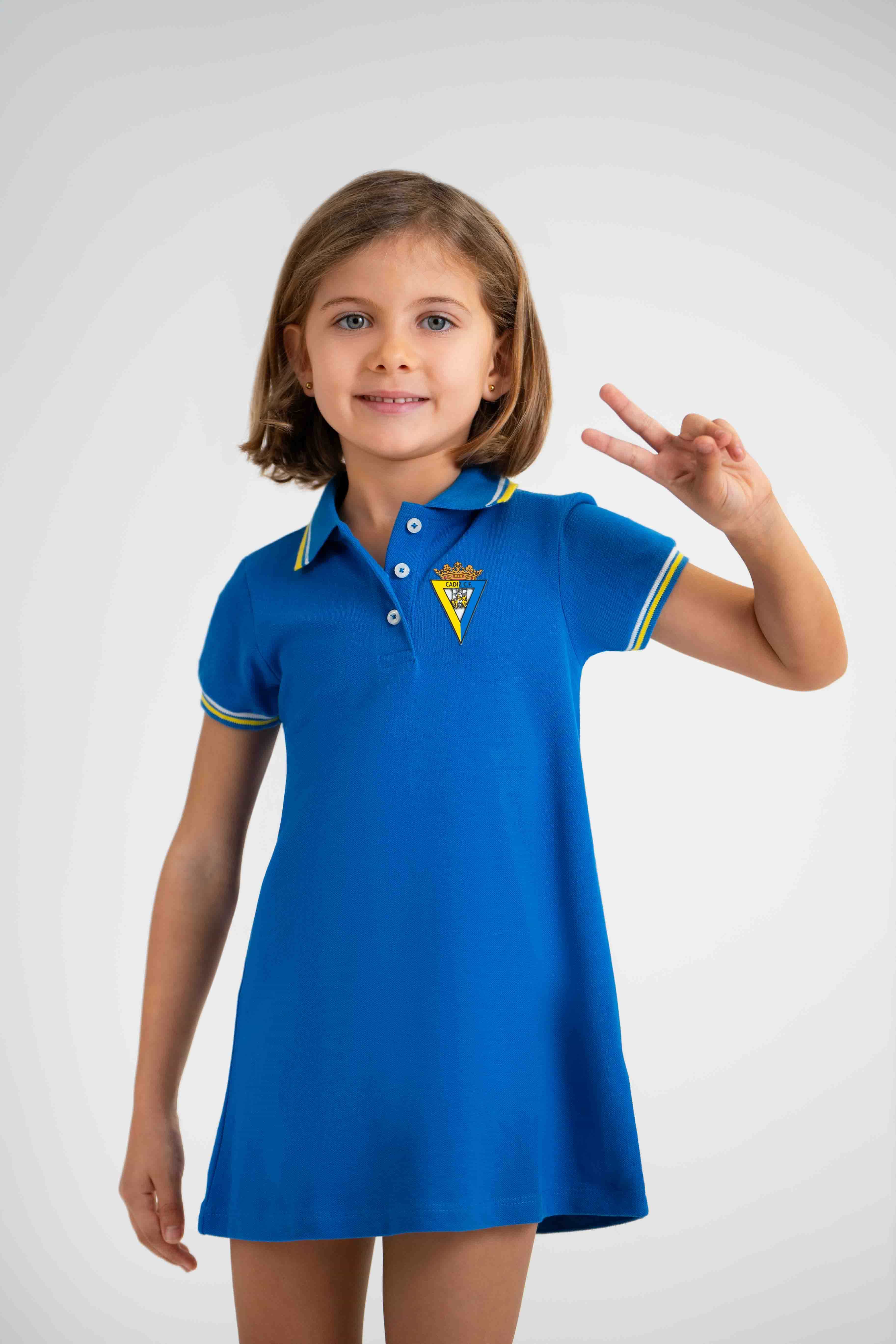 Vestido azul niña - Cádiz CF
