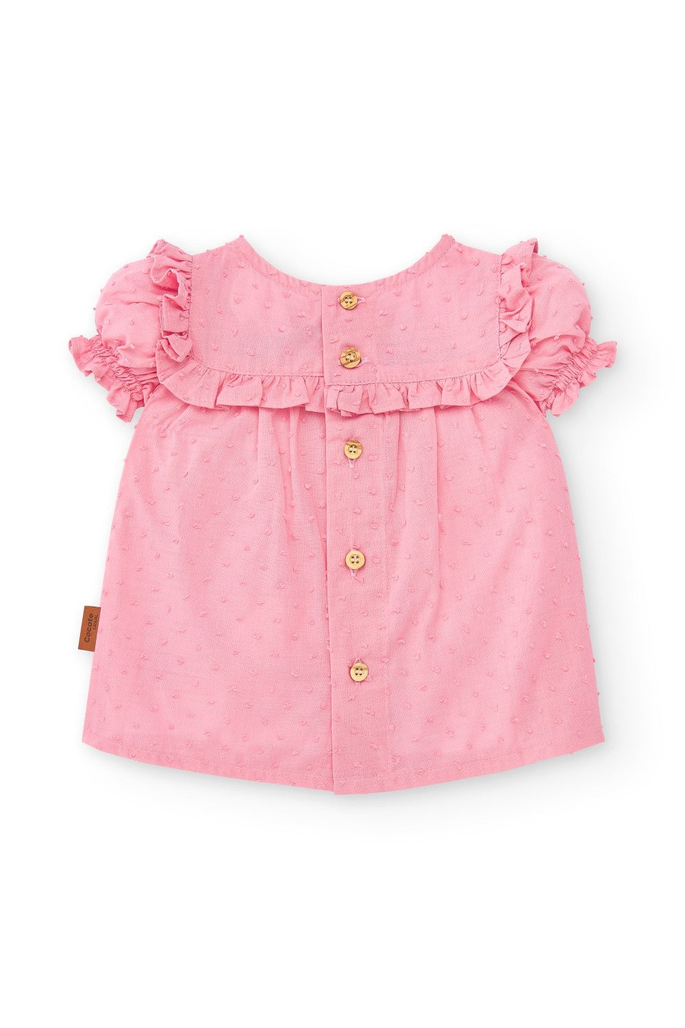 Blusa de bebé rosa Cocote & Charanga VERANO/Outlet