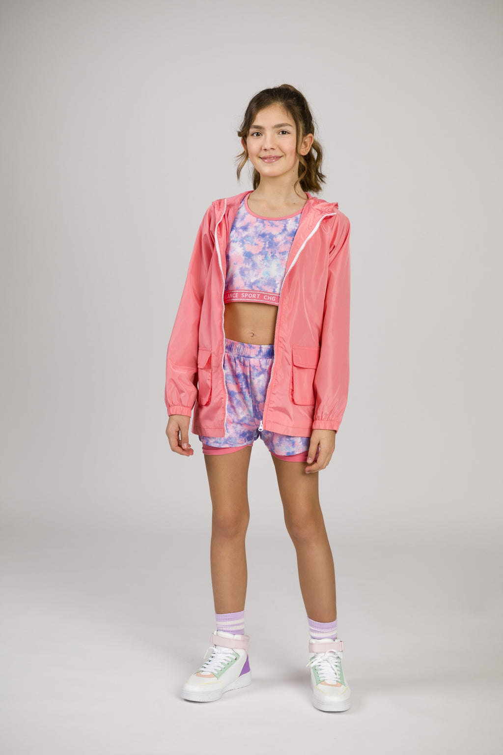 Prenda de abrigo de niña coral VERANO/Charanga