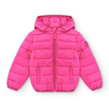 Quilted fuchsia girl's coat