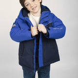Boy's blue ski coat