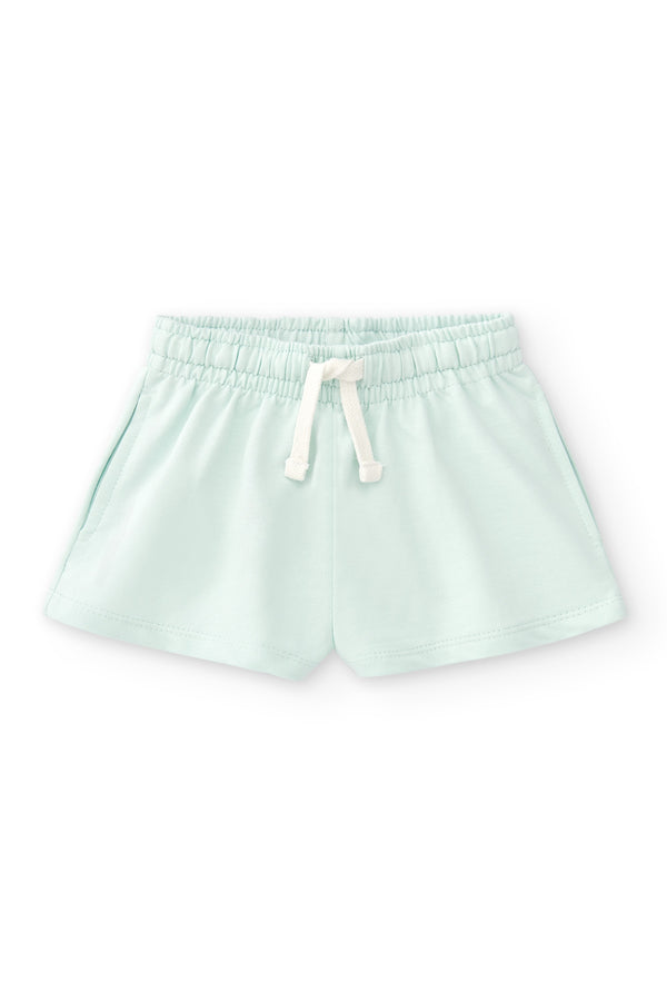 Short de niña aguamarina