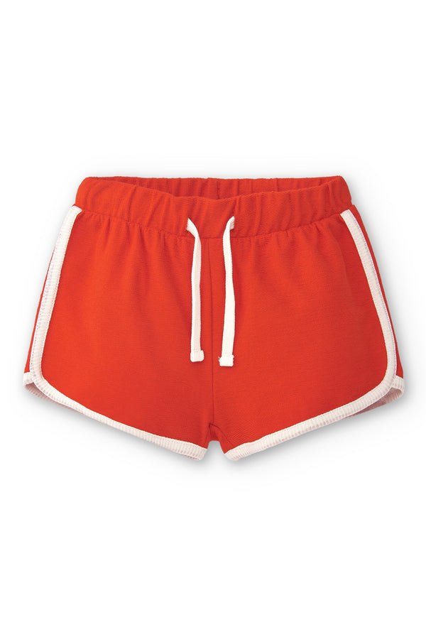 Short deportivo niña rojo