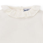 Blusa con mangas de bebé blanca Cocote & Charanga Charanga
