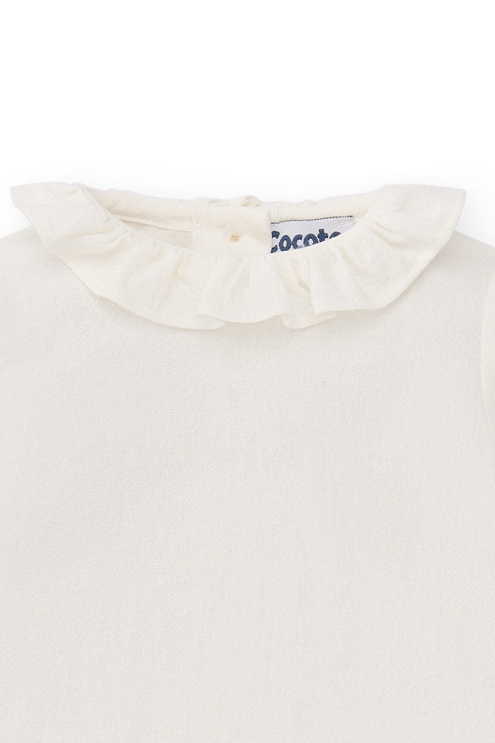 Blusa con mangas de bebé blanca Cocote & Charanga Charanga