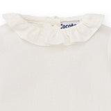 Cocote & Charanga white baby sleeve blouse