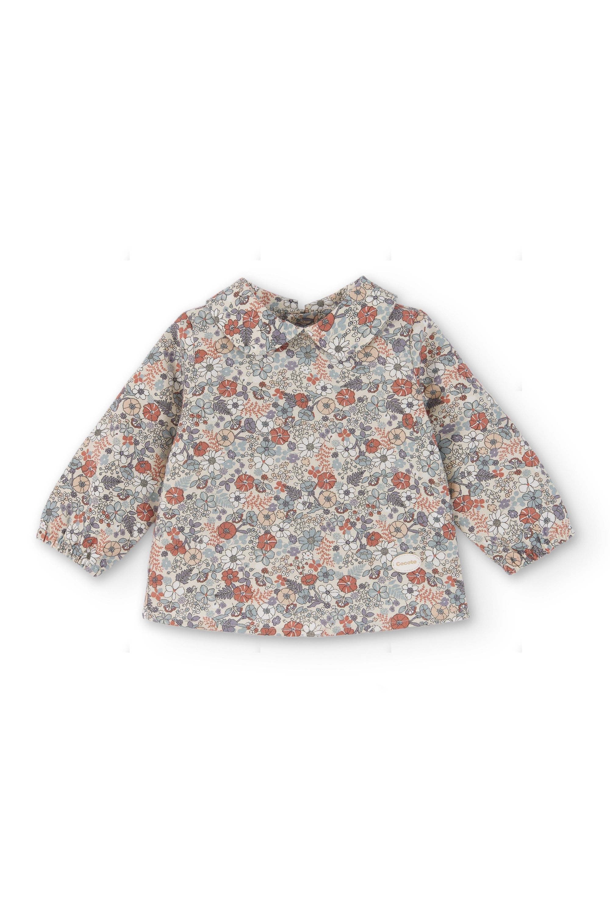 Blusa con mangas de bebé con estampado de flores Cocote & Charanga Charanga