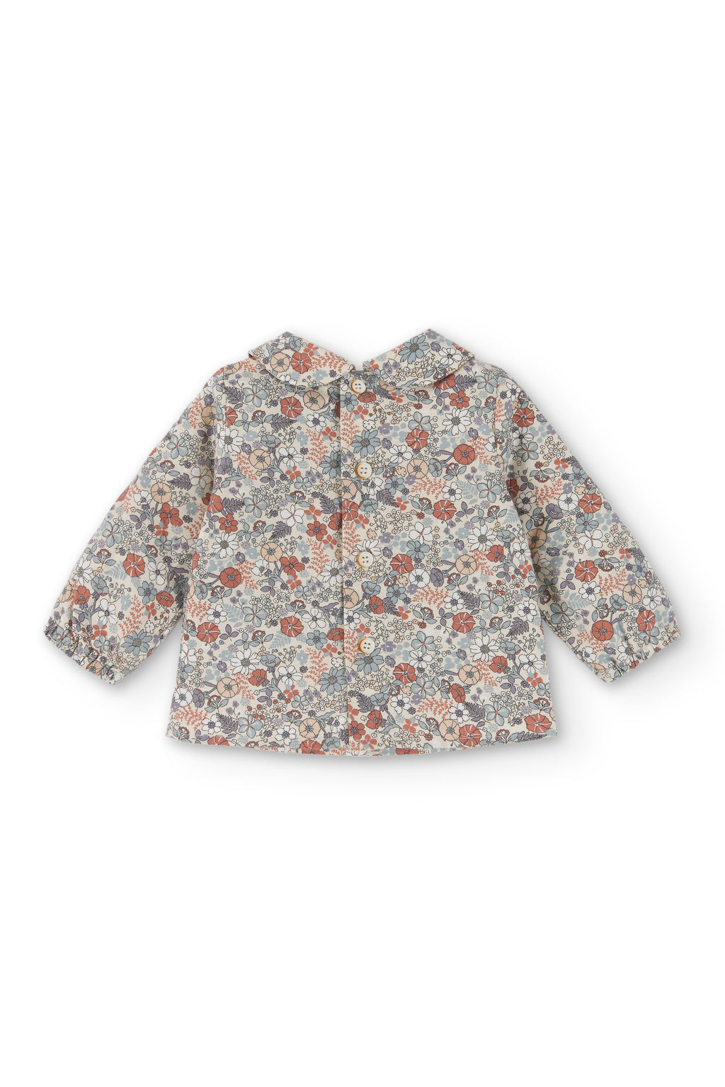 Blusa con mangas de bebé con estampado de flores Cocote & Charanga Charanga