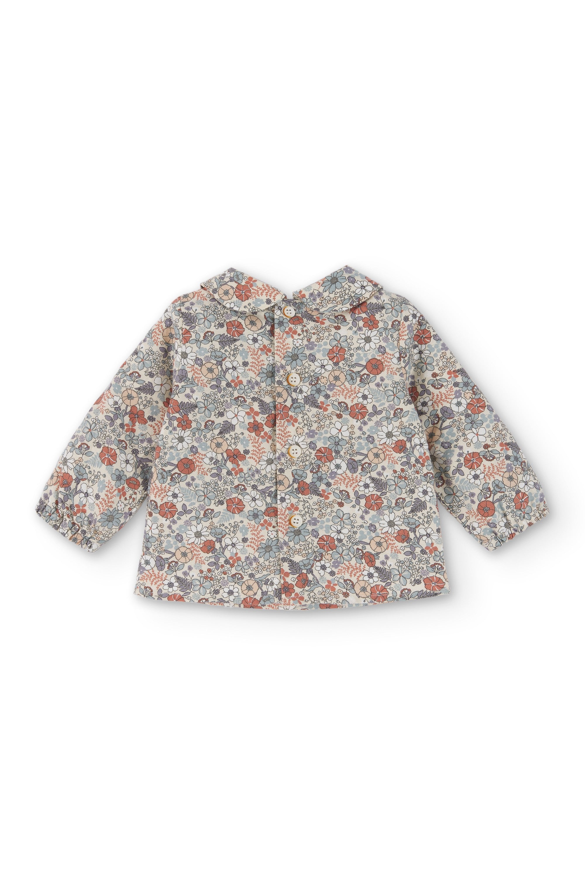 Blusa con mangas de bebé con estampado de flores Cocote & Charanga Charanga