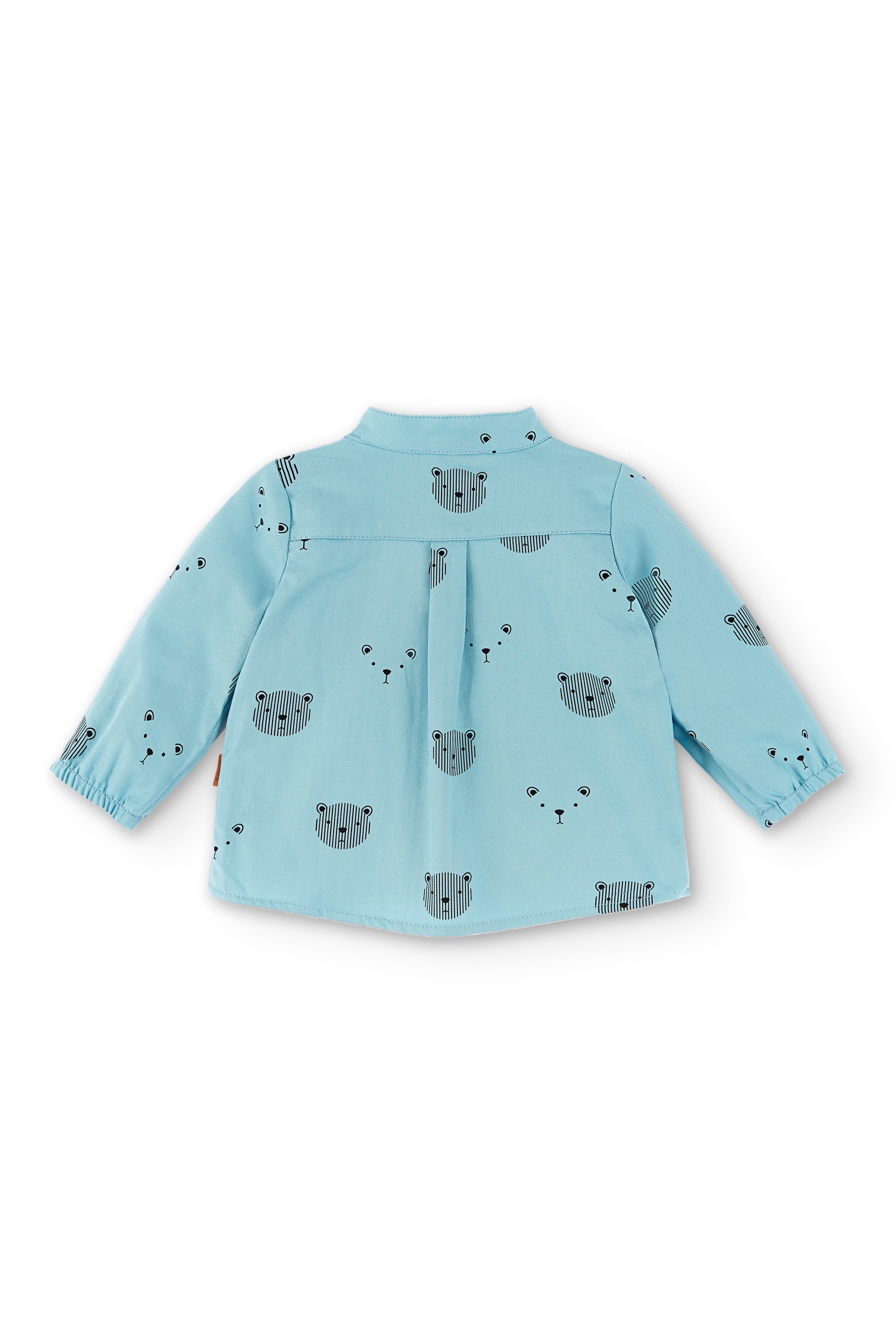 Camisa con mangas de bebé turquesa Cocote & Charanga Charanga