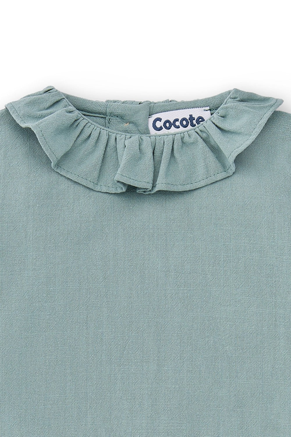 Blusa con mangas de bebé verde Cocote & Charanga Charanga