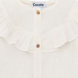 Girl's blouse with ruffle sleeves Cocote & Charanga