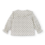 Cocote & Charanga printed girl's blouse with sleeves