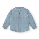 Light blue child's blouse with Cocote & Charanga sleeves