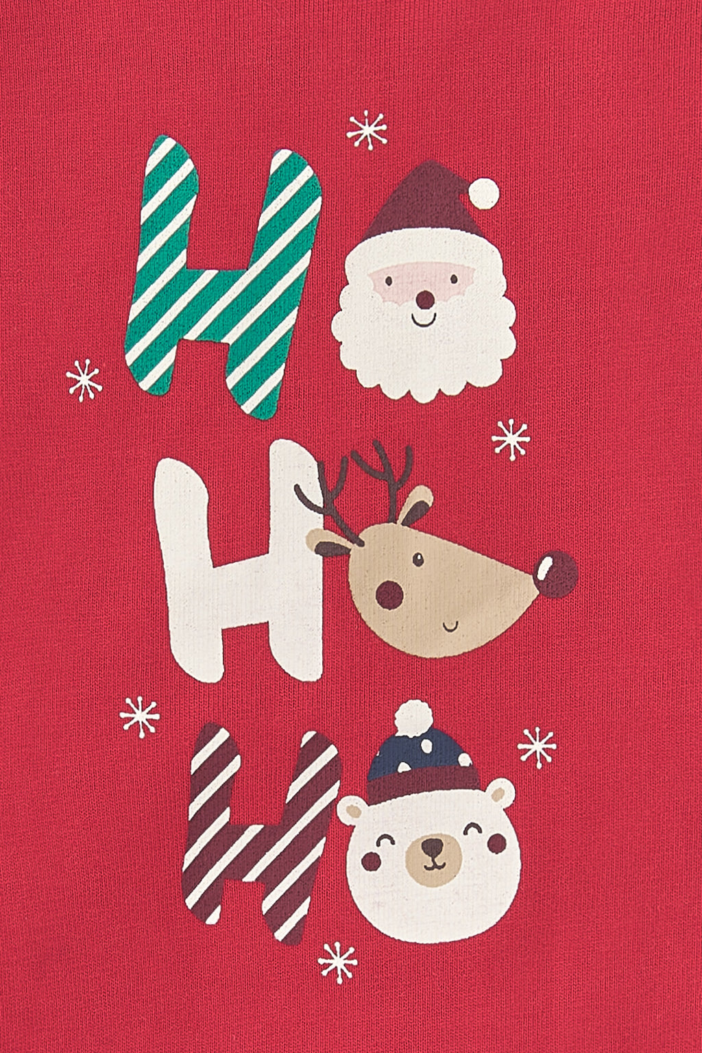 Body de recién nacido rojo navideño Charanga