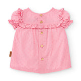 Blusa de bebé rosa Cocote & Charanga