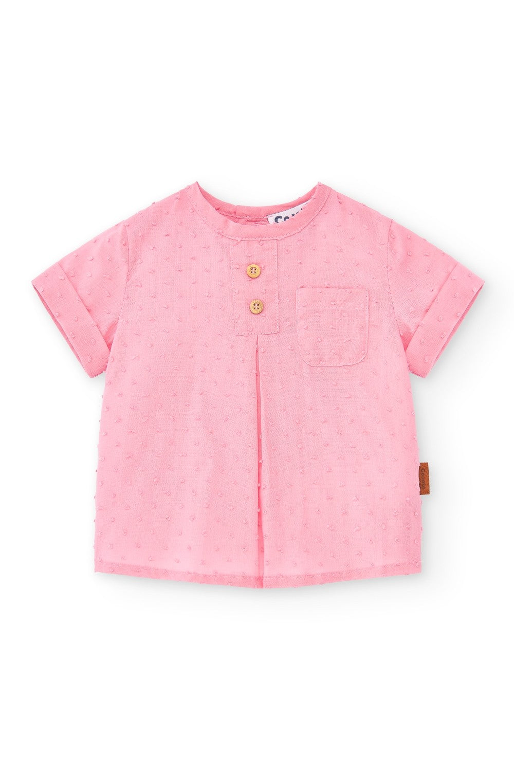 Camisa de bebé rosa Cocote & Charanga VERANO/Outlet
