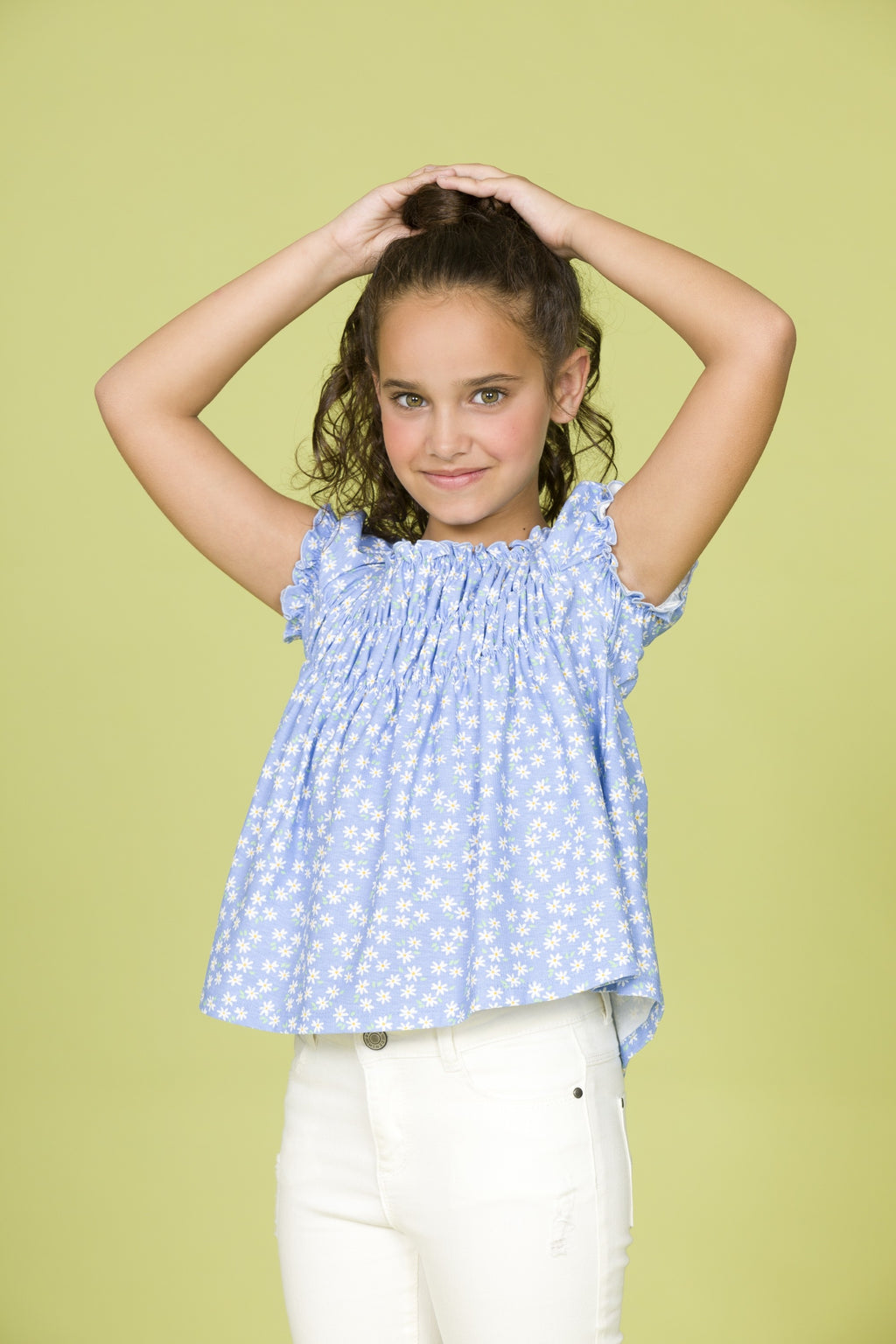 Blusa de niña estampado VERANO/Outlet