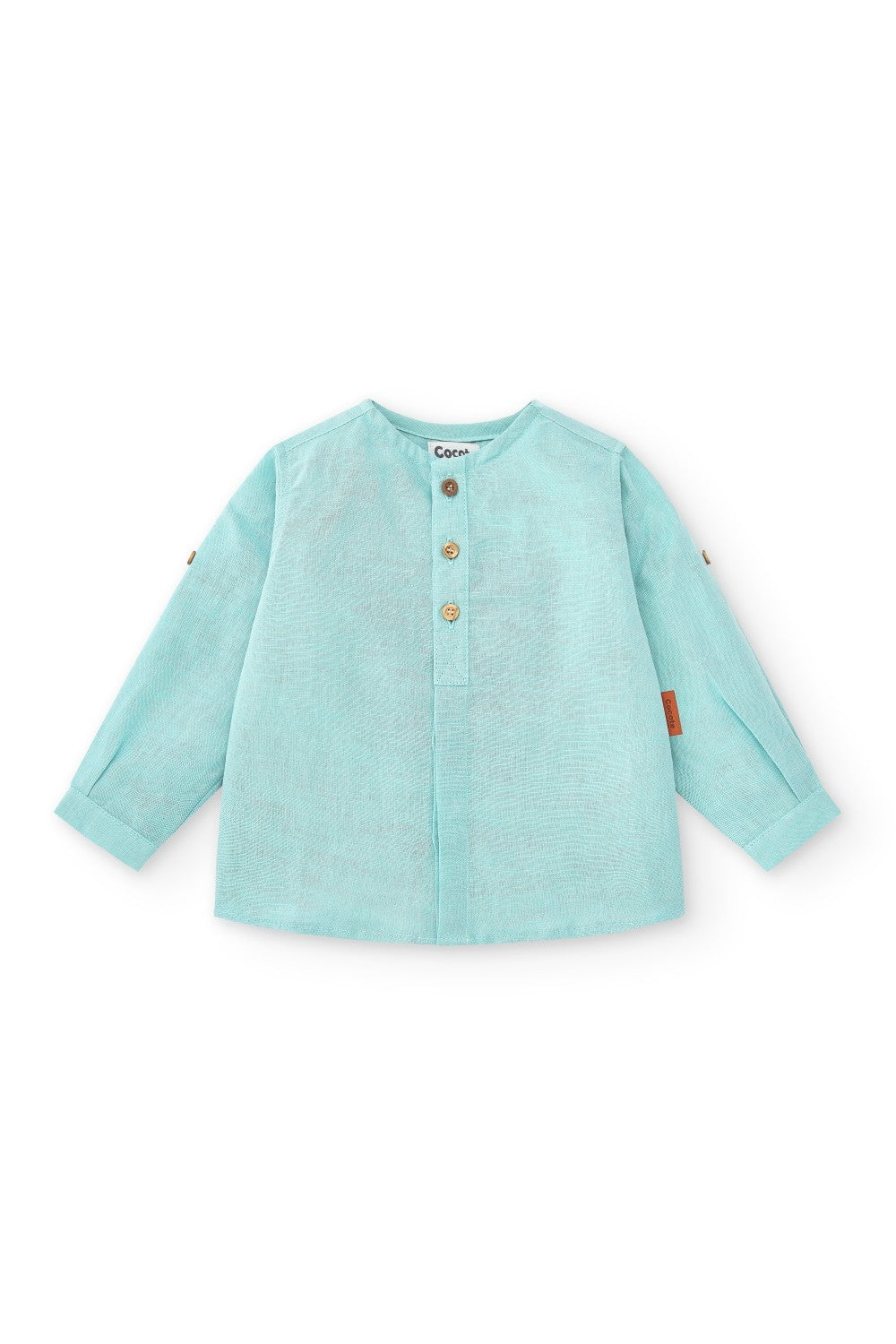 Camisa de niño turquesa Cocote & Charanga VERANO/Outlet