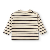 Black Striped Baby Long Sleeve T-shirt