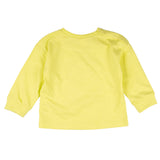 Camiseta de bebé de manga larga color amarillo