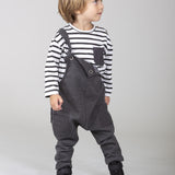 Striped Long Sleeve Baby T-shirt with Pocket