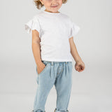 Camiseta de bebé blanco VERANO/Charanga