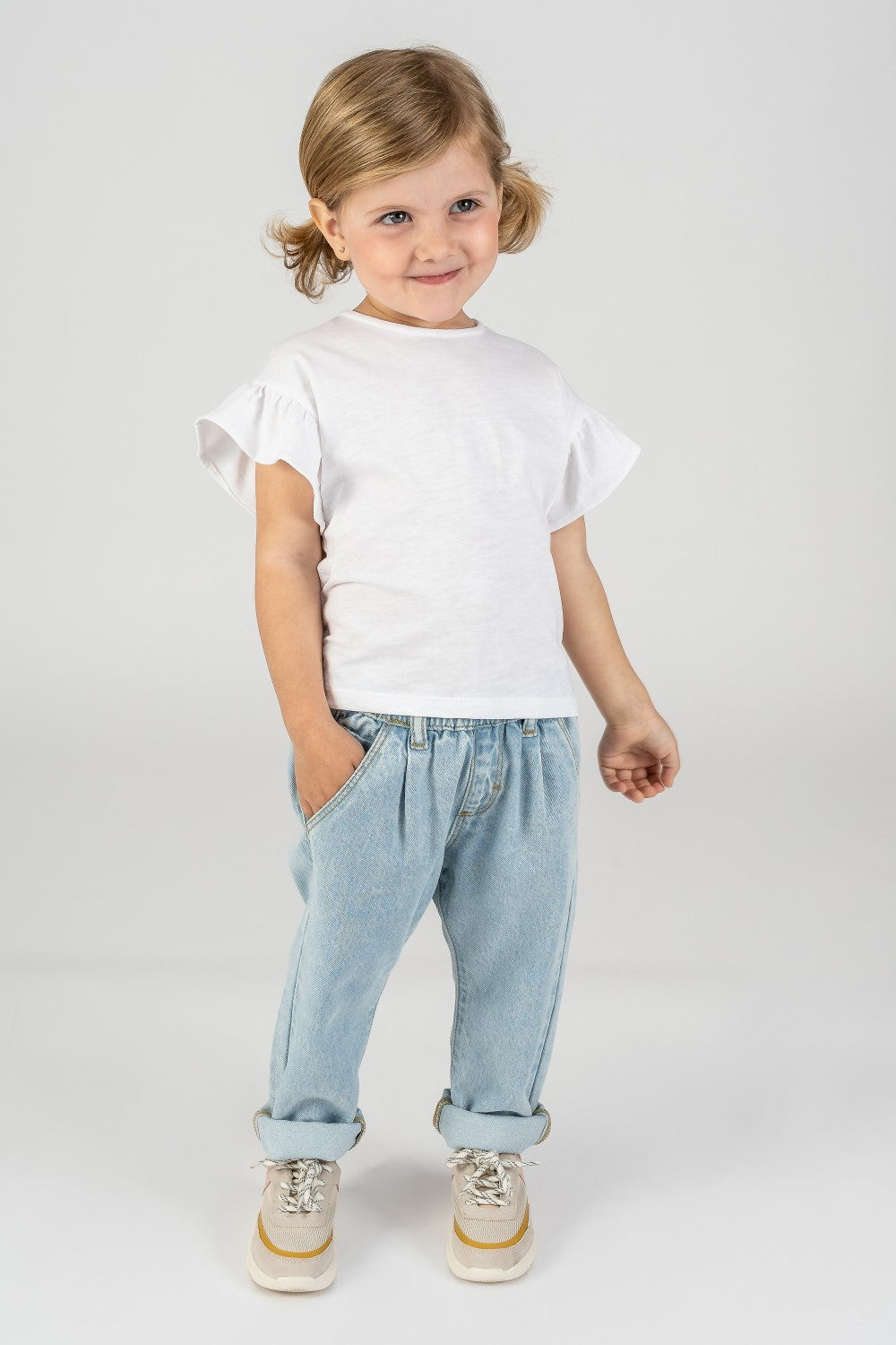 Camiseta de bebé blanco VERANO/Charanga