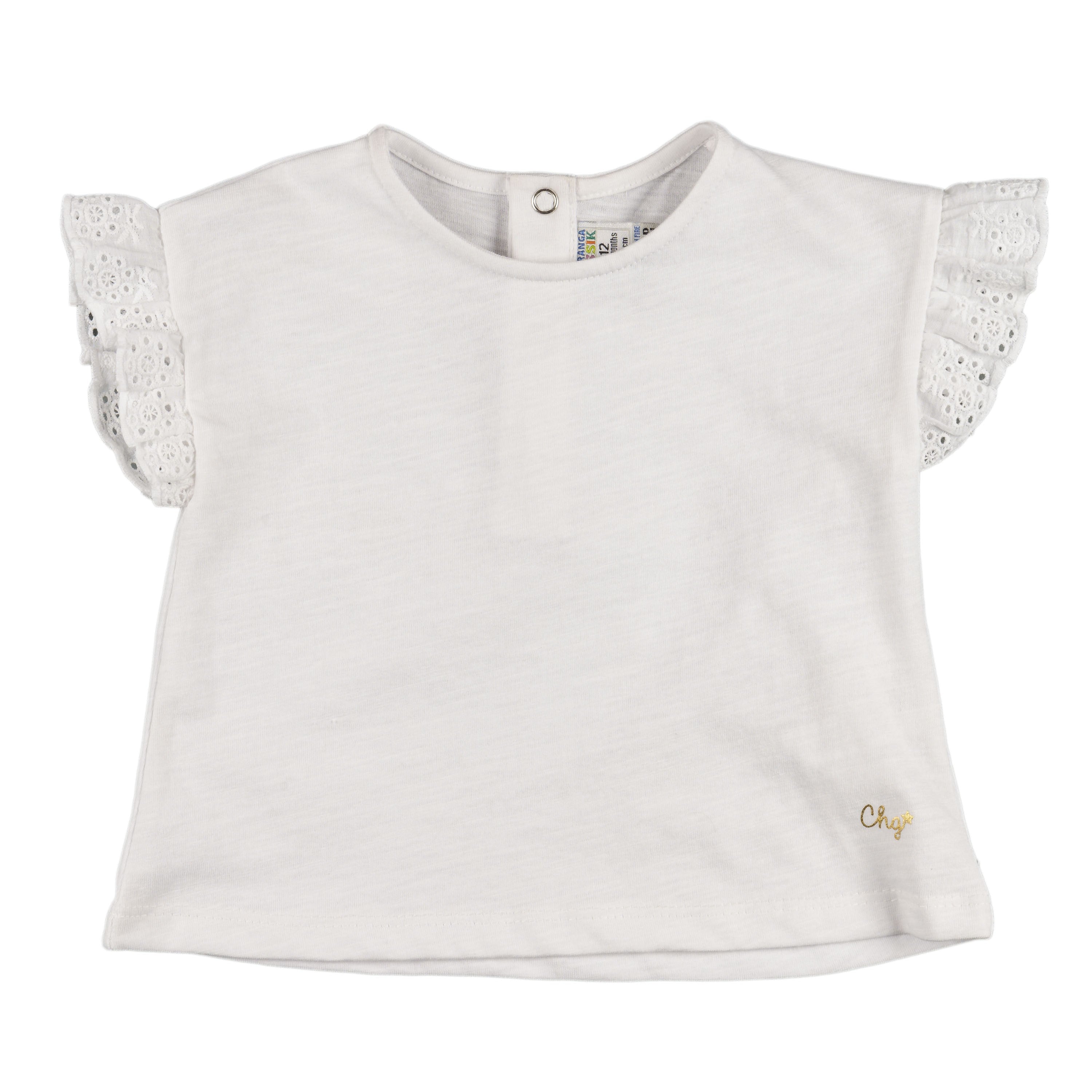 Camiseta de bebé blanco VERANO/Outlet