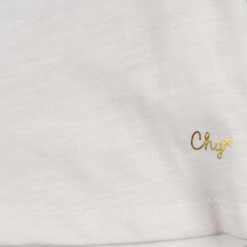 Camiseta de bebé blanco VERANO/Outlet