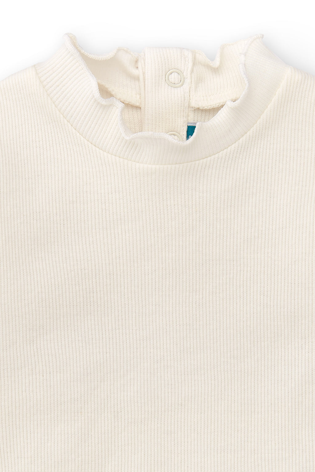 Camiseta de bebé en color crudo con cuello Charanga