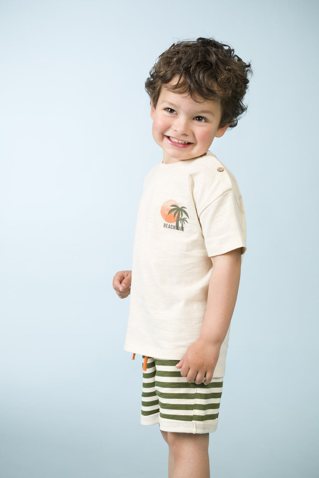 Camiseta de bebé crudo VERANO/Charanga