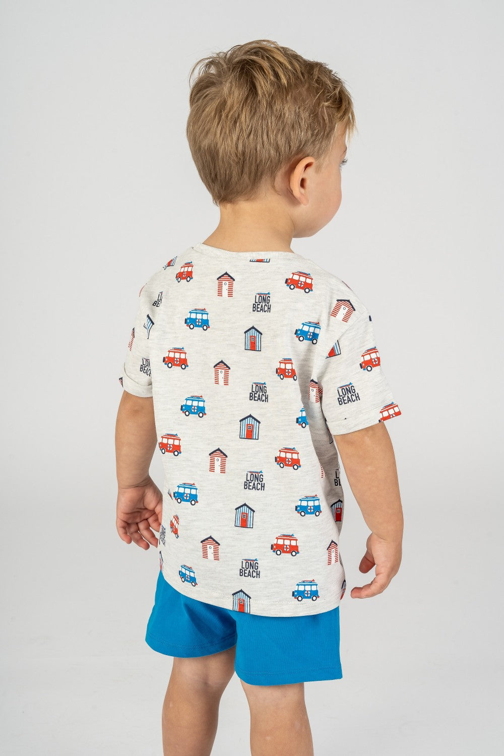 Camiseta de bebé gris estampado VERANO/Outlet
