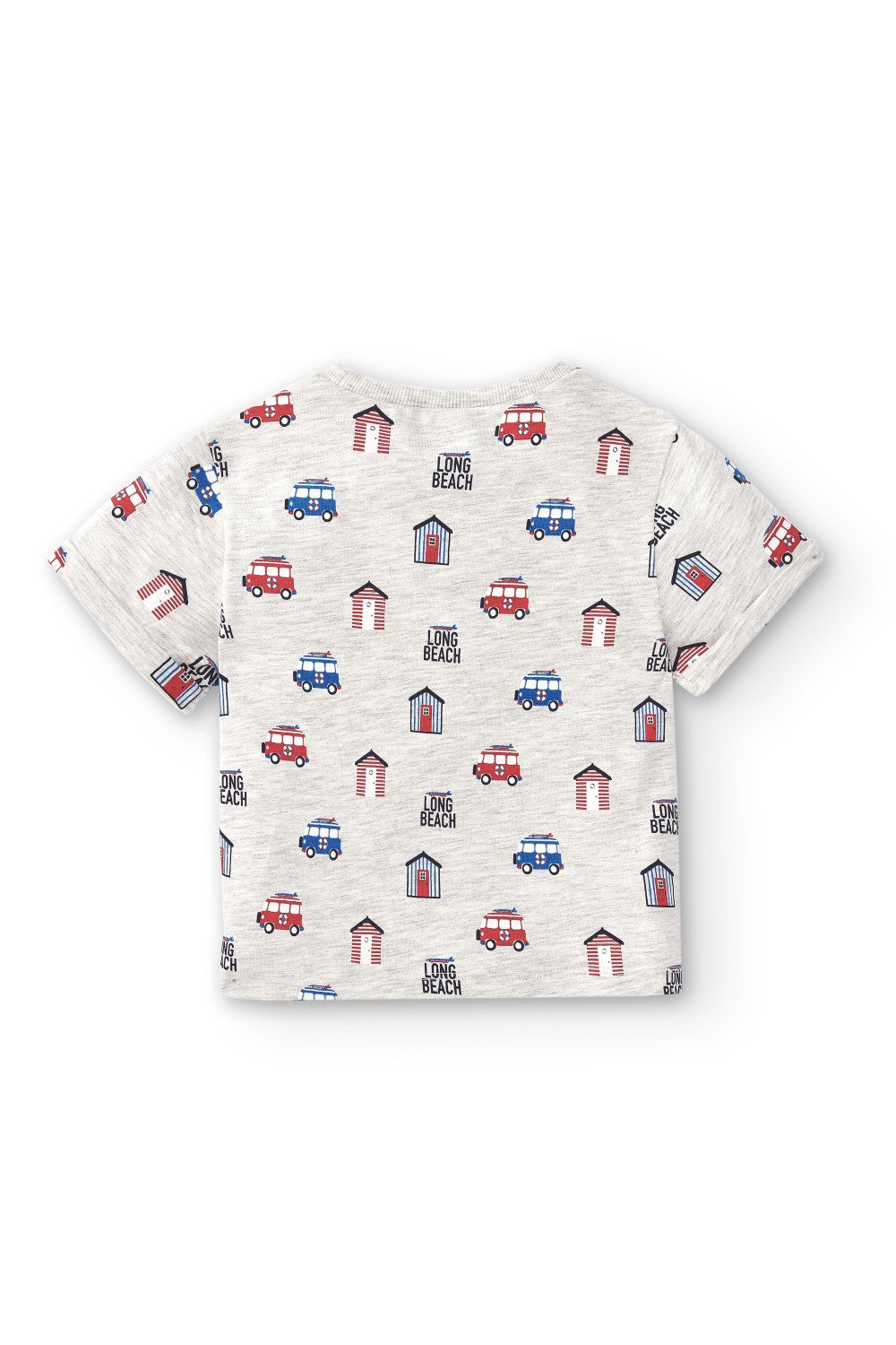 Camiseta de bebé gris estampado VERANO/Outlet