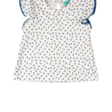 Camiseta de bebé estampado floral