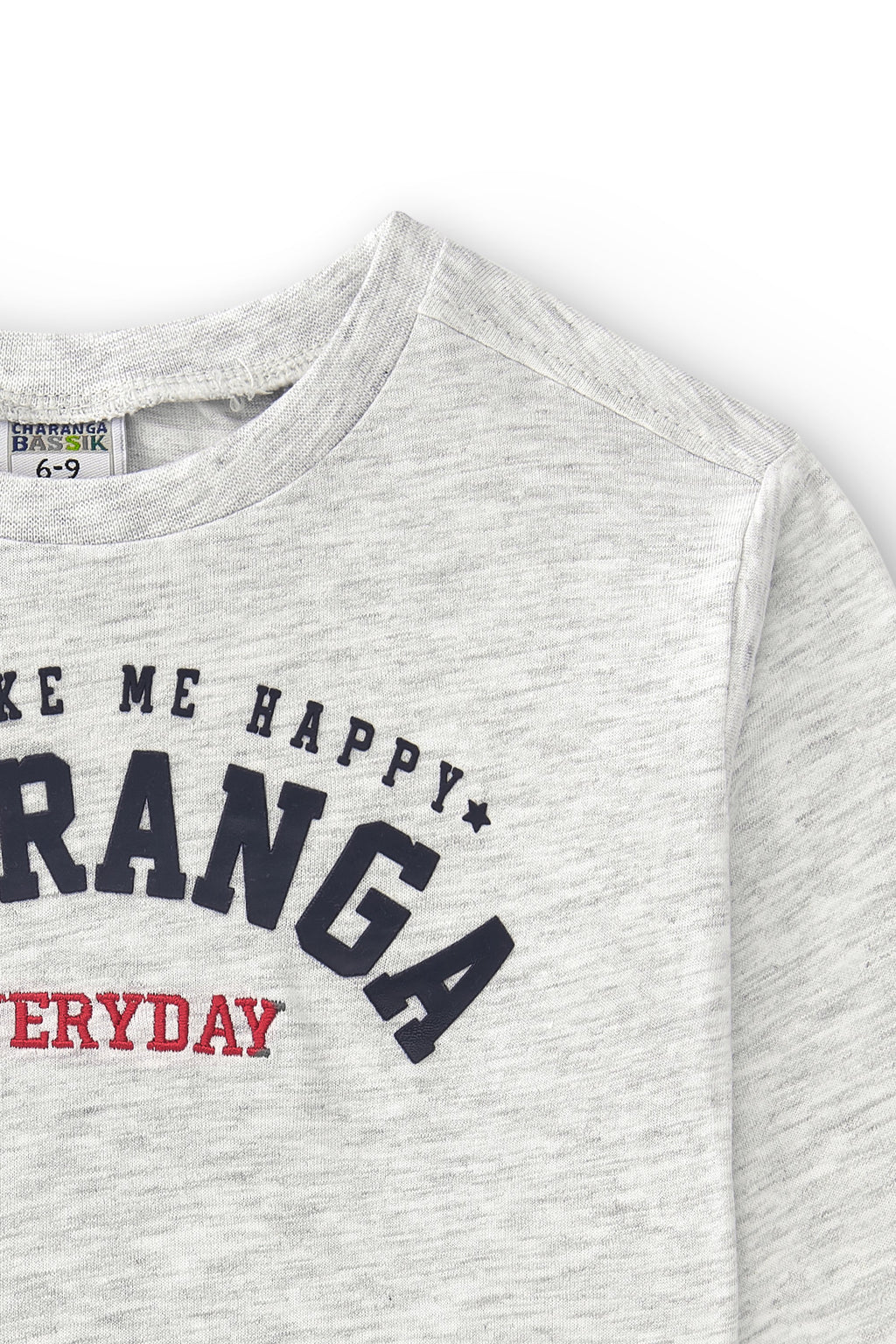 Camiseta de bebé gris VERANO/Charanga