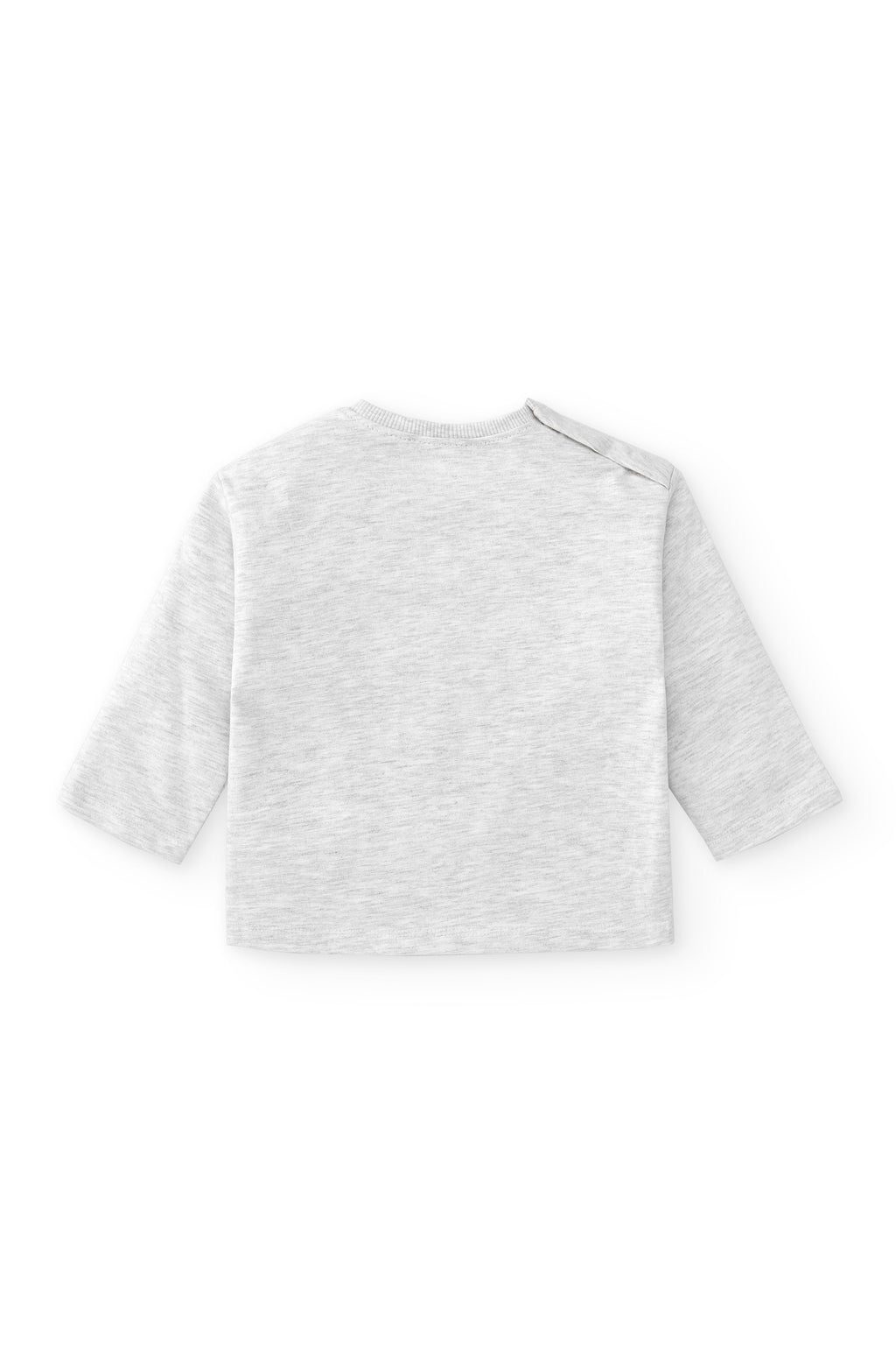 Camiseta de bebé gris dibujo momia Charanga