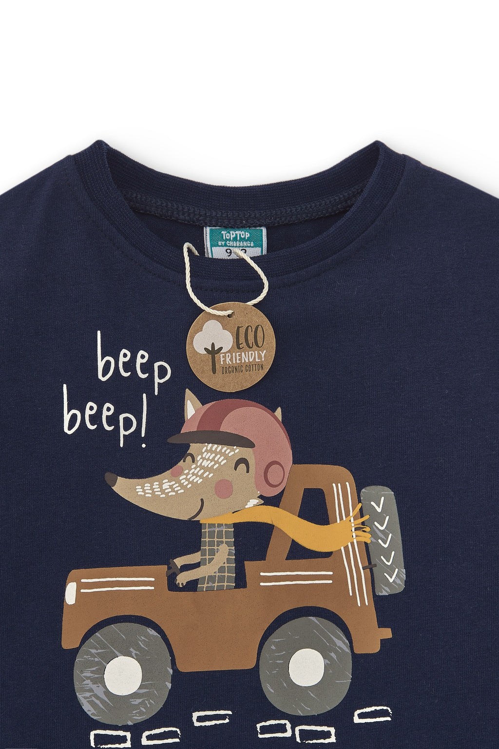 Camiseta de bebé marino dibujo Charanga