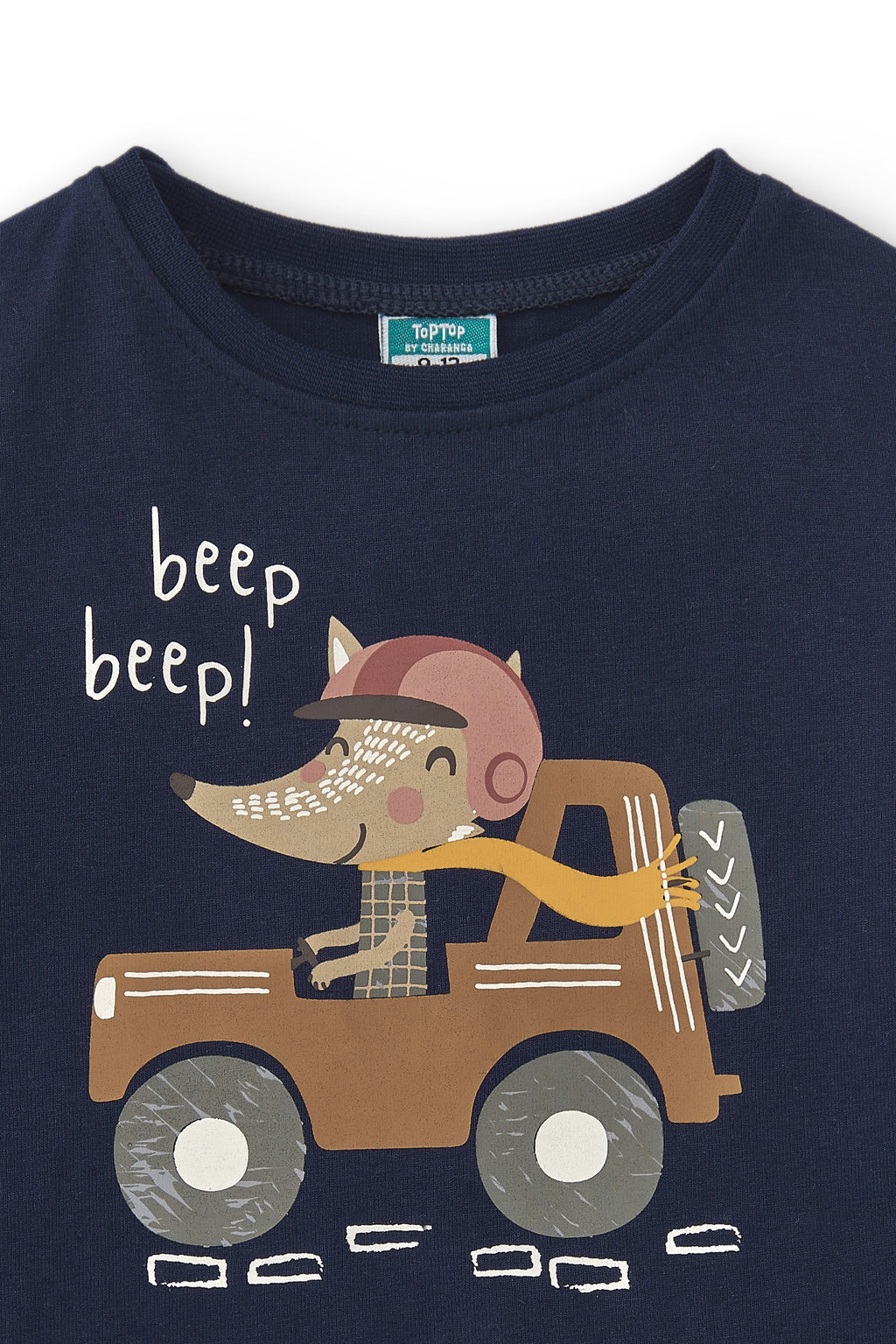 Camiseta de bebé marino dibujo Charanga