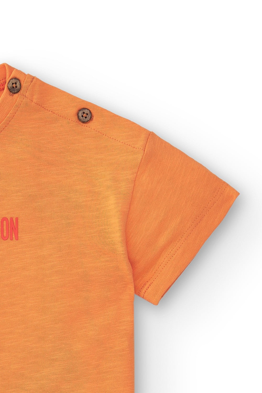 Camiseta de bebé naranja VERANO/Charanga