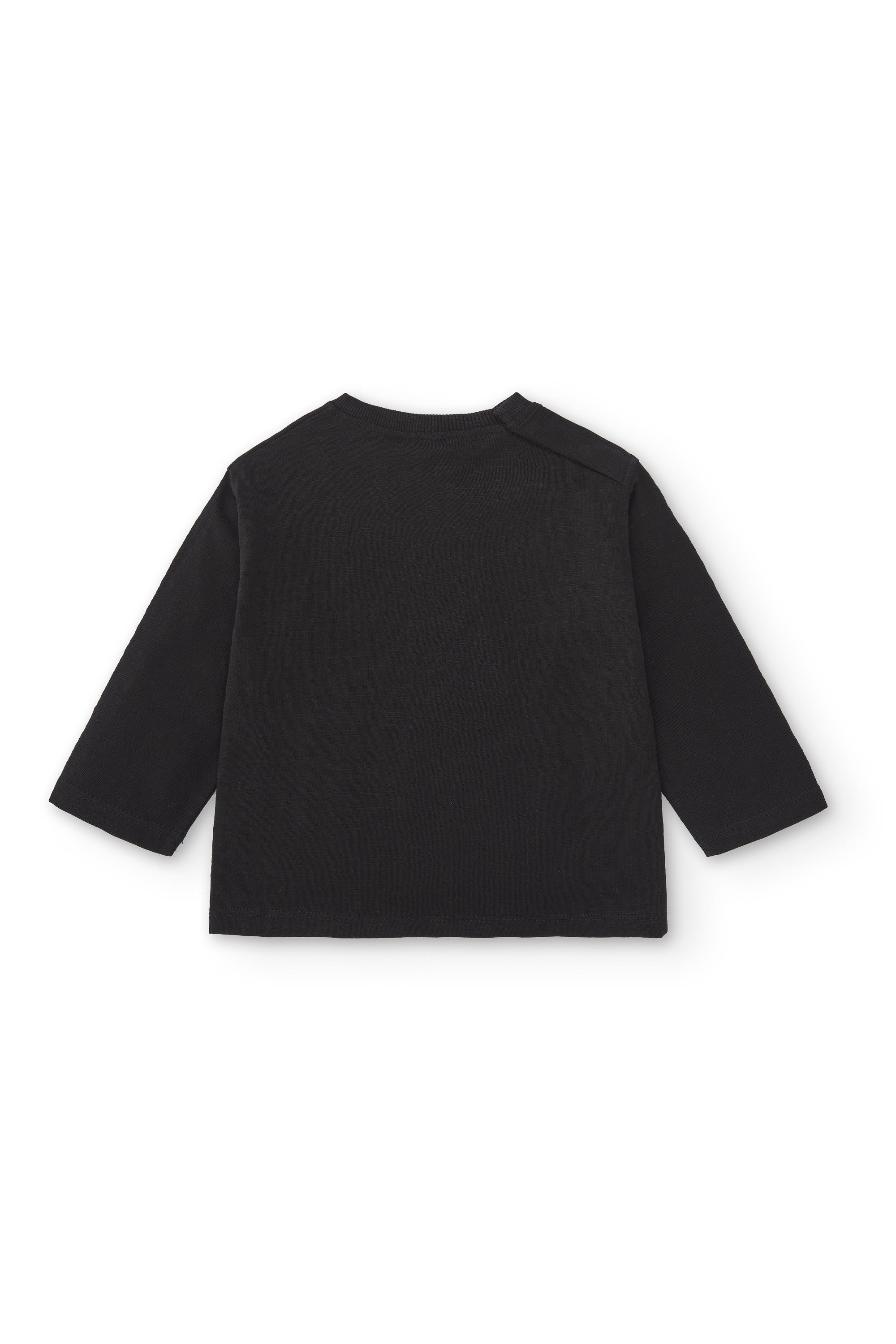 Camiseta de manga larga para bebé color negro Outlet