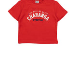 Camiseta de bebé rojo