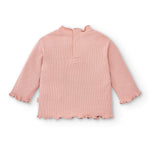 Camiseta de bebé rosa básica Charanga