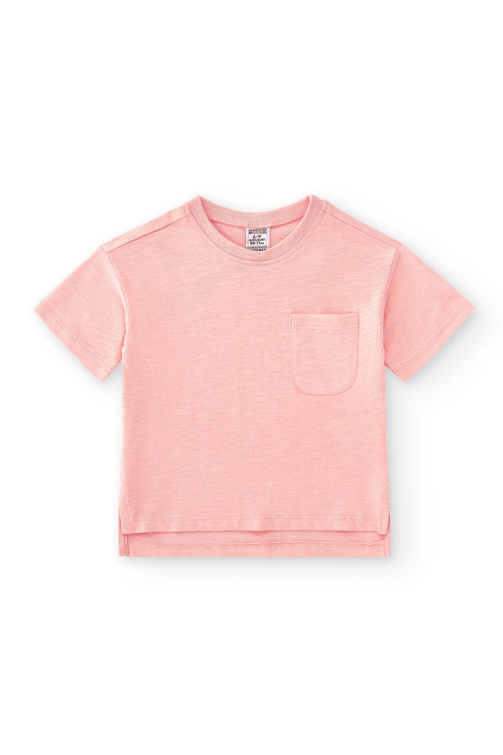 Camiseta de bebé rosa VERANO/Charanga